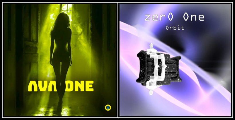 Ava One and Orbit album covers